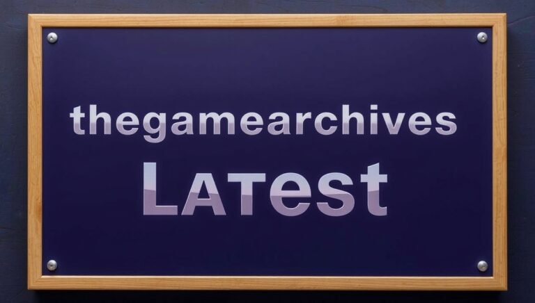 thegamearchives latest